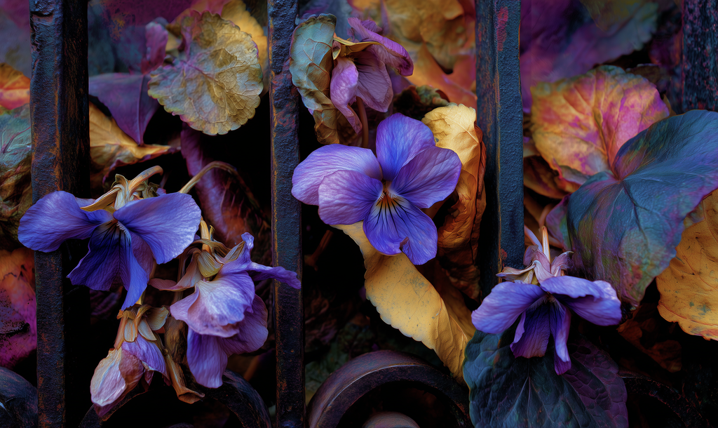 AUTUMN VIOLETS PERFUME OIL ~ Sugared Violet Petals Clove Absolute Blackberry Clean Leather Oud White Amber