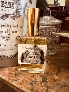 CORVUS CORAX  Eau de Parfum ~ Limited Availability - Tuberose Gardenia Jasmine Musk Oakmoss Sandalwood Amber