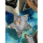 WHEN YOU WISH UPON A STAR ~ Druzy Pendant with Sterling Silver Chain