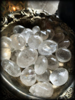 CLEAR QUARTZ TUMBLED CRYSTAL ~  For Amplification of Energy