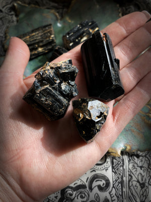 BLACK TOURMALINE ~ For Grounding Spiritual Energy and Transmuting Negative Thought Patterns