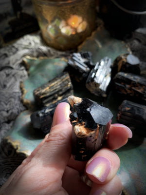 BLACK TOURMALINE ~ For Grounding Spiritual Energy and Transmuting Negative Thought Patterns