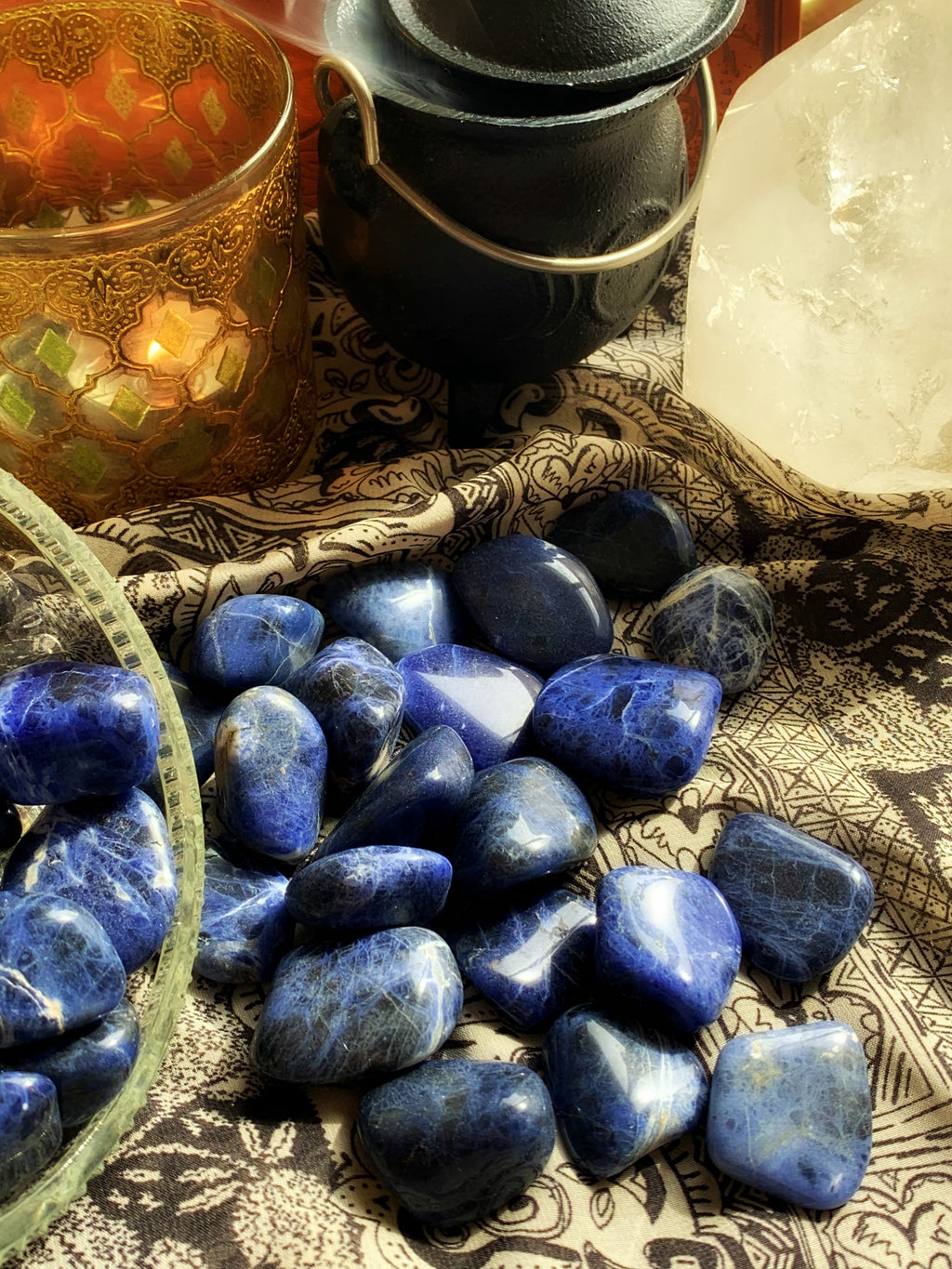 SODALITE TUMBLED CRYSTAL ~ For Spiritual Perception and Deepening Meditation
