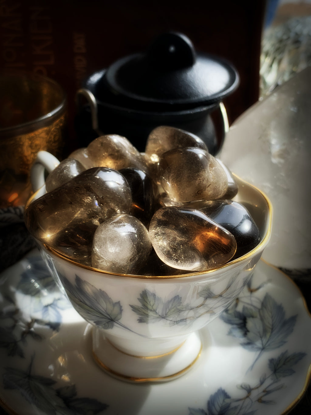 SMOKY QUARTZ TUMBLED CRYSTAL ~ For Grounding and Cleansing Negativity