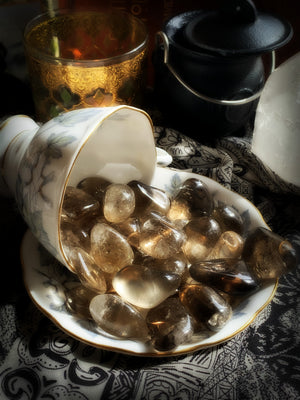 SMOKY QUARTZ TUMBLED CRYSTAL ~ For Grounding and Cleansing Negativity