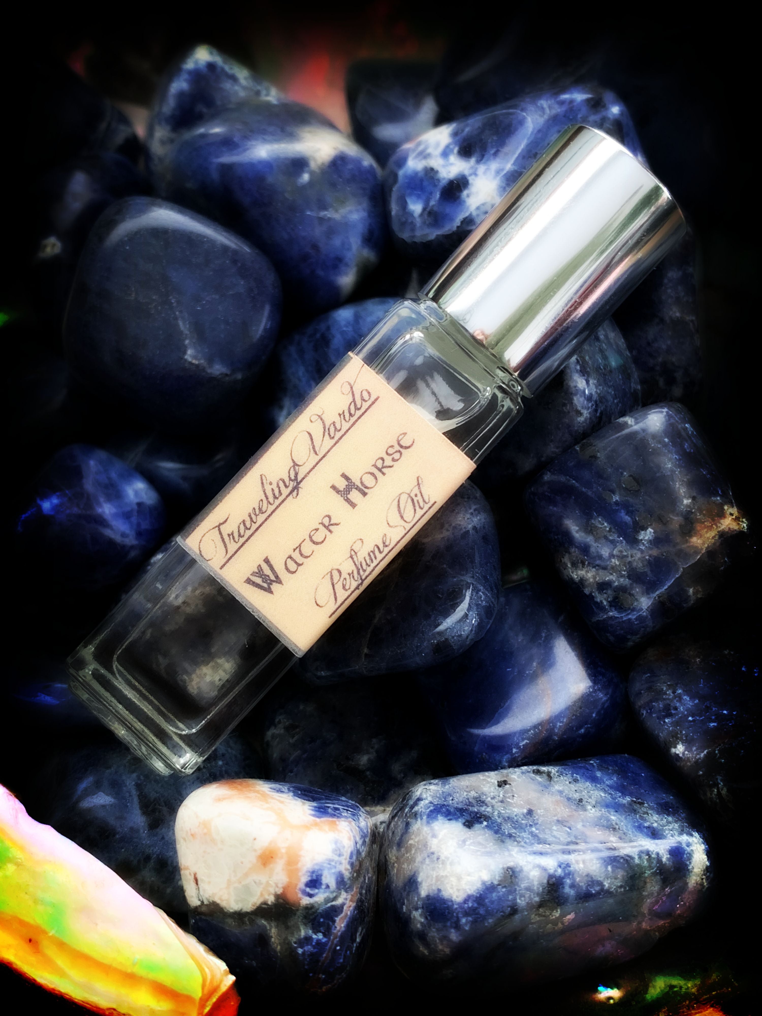 WATER HORSE PERFUME OIL - Blue Lotus Gardenia Sandalwood Amber Vanilla Powdery Musk