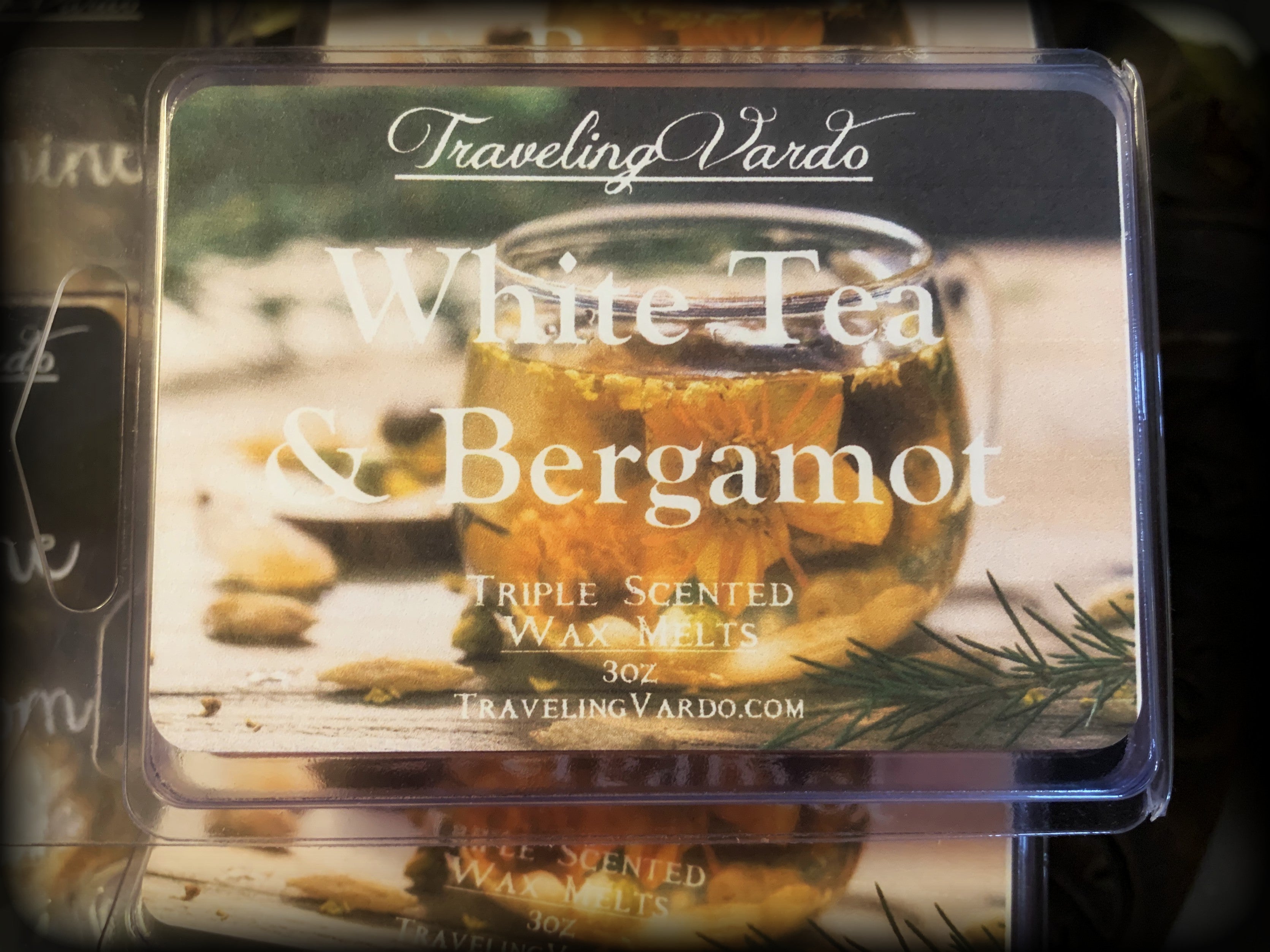 WHITE TEA & BERGAMOT ~ Highly Fragranced Soy Blend Wax Tarts