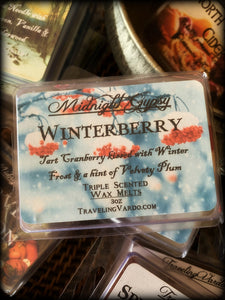 WINTERBERRY ~ Highly Fragranced Soy Blend Wax Tarts