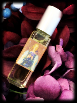 WINTER VIOLETS PERFUME OIL ~ Violet Blossom Persimmon Peach Lavender Absolute White Amber Skin Musk