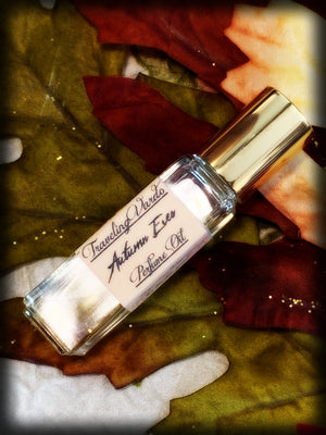 AUTUMN EVES PERFUME OIL ~ Blood Orange Cognac Amber Sandalwood Tonka Vanilla Musk