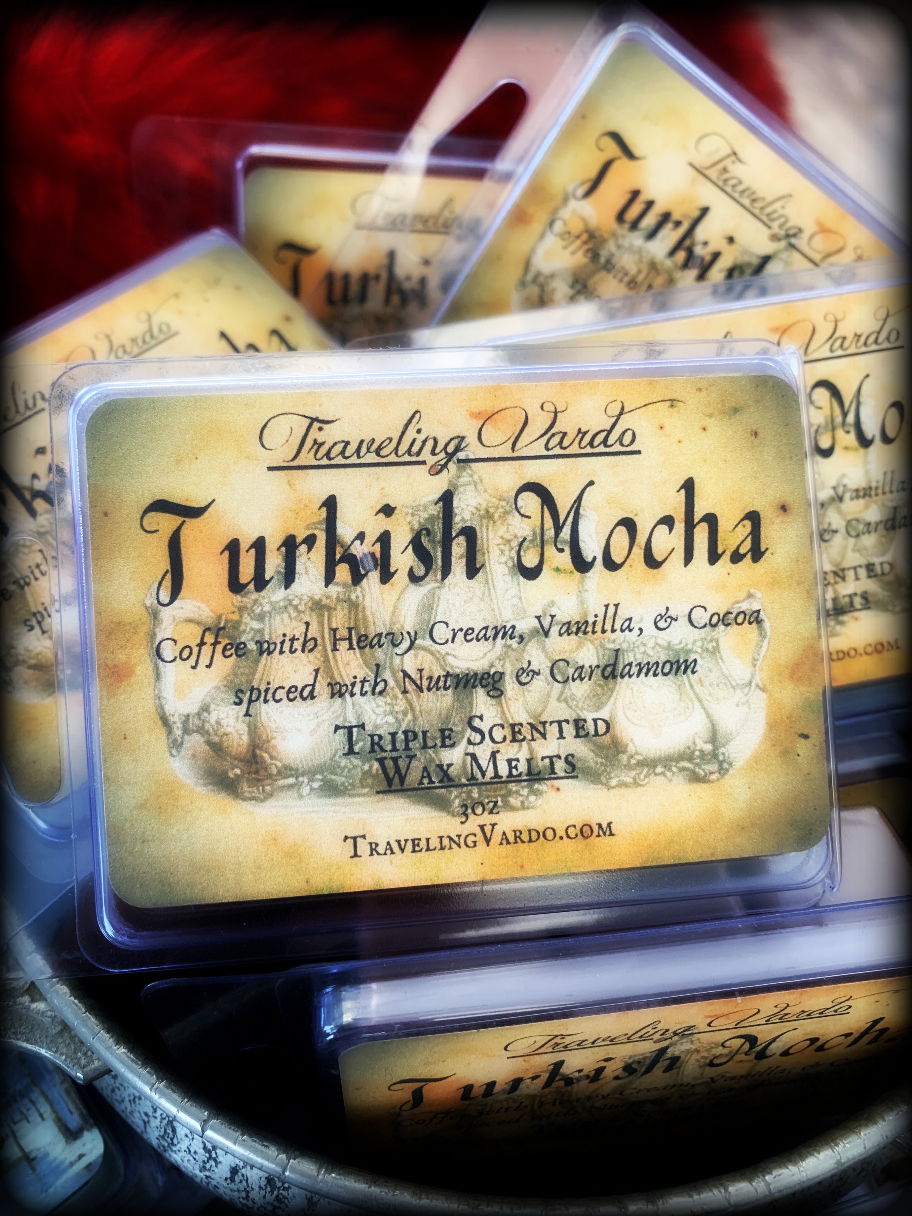 TURKISH MOCHA ~ Highly Fragranced Soy Blend Wax Tarts