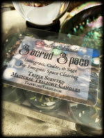 SACRED SPACE ~ Hand Poured Highly Fragranced Magickal Tealight Candles