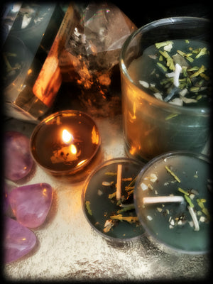 SACRED SPACE ~ Hand Poured Highly Fragranced Magickal Tealight Candles