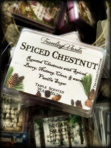 SPICED CHESTNUT ~ Highly Fragranced Soy Blend Wax Tarts